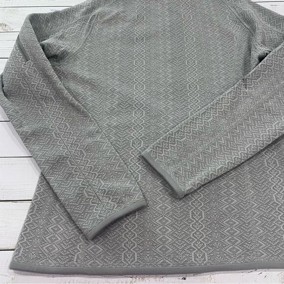 Patagonia Women's Better Sweater Hoody Frozen Jaquard: Salt Grey Size  Medium - Picture 4 of 14